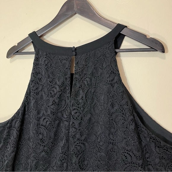 Torrid Babydoll Gauze With Lace Halter Tank Top - Picture 9 of 16